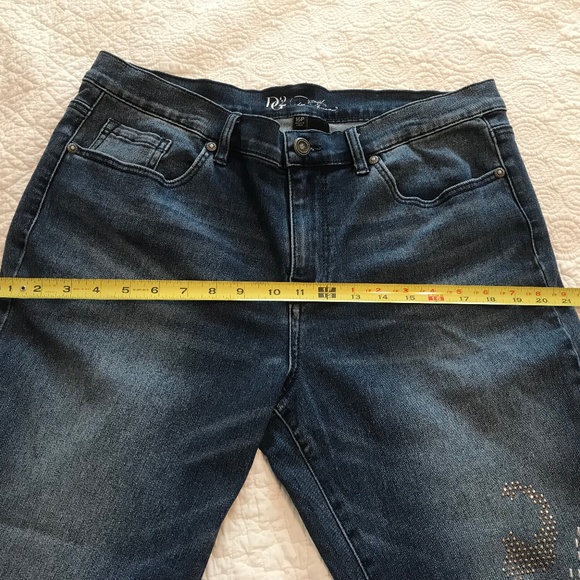 DG2 5-pocket jeans with silver, gold & copper bling —virtual stretch (16P) - Picture 10 of 16